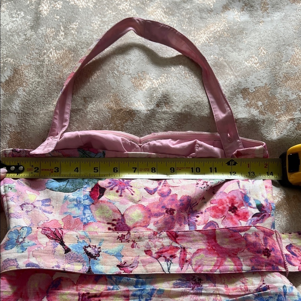 HEMANT & NANDITA Floral Ruched Halter Dress with Belt size XS - Picture 13 of 16